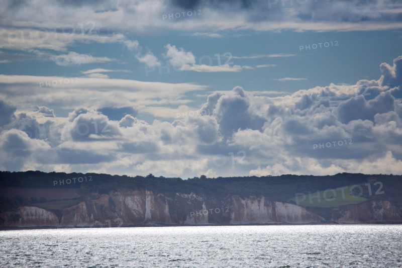 Dieppe, cliffs and stormy weather