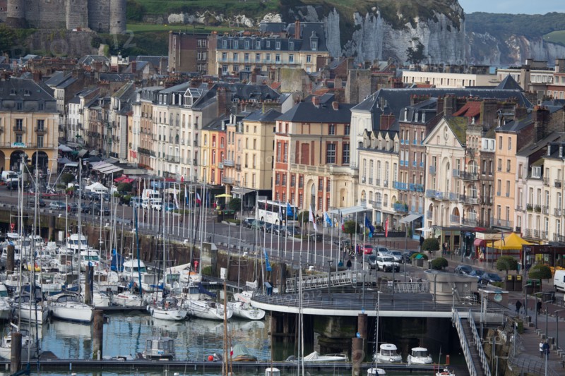 Harbour and quays in Dieppe