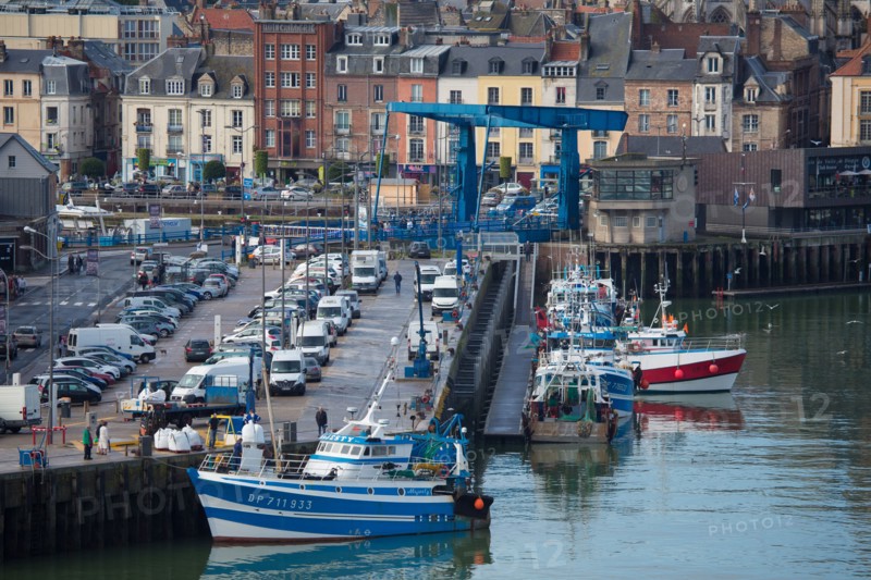 Harbour and quays in Dieppe