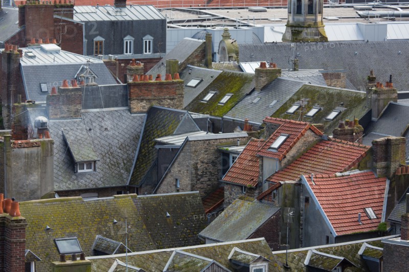Dieppe, au dessus des toits
