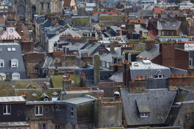 Dieppe, au dessus des toits