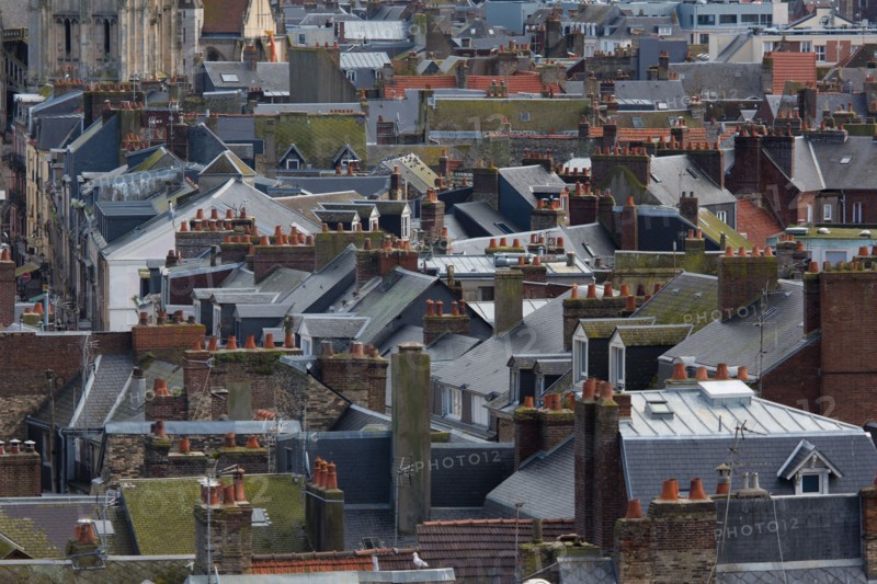 Dieppe, au dessus des toits