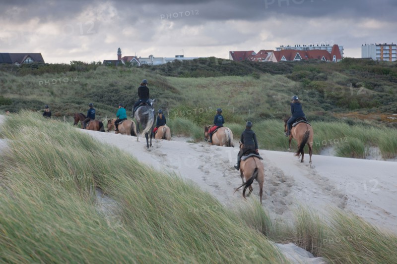 Le Touquet Paris Plage, riders on the beach