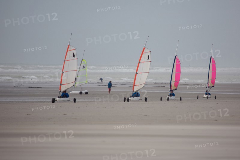 Le Touquet Paris Plage, char à voile sur la plage