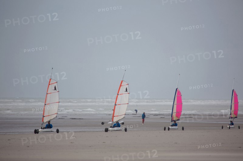 Le Touquet Paris Plage, char à voile sur la plage
