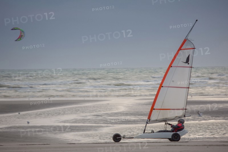 Le Touquet Paris Plage, char à voile sur la plage