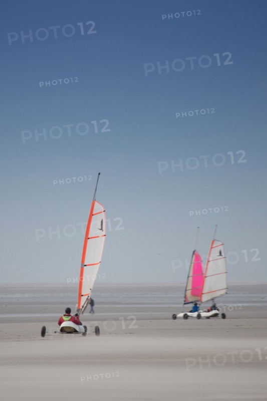 Le Touquet Paris Plage, char à voile sur la plage
