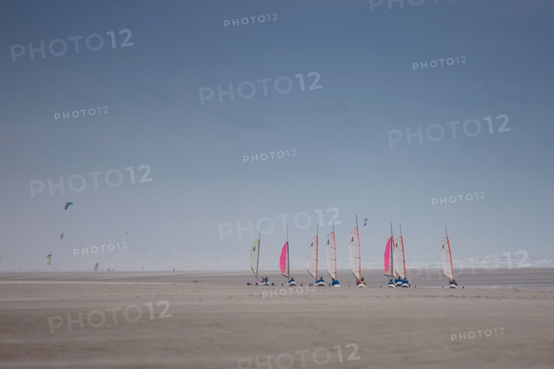 Le Touquet Paris Plage, char à voile sur la plage