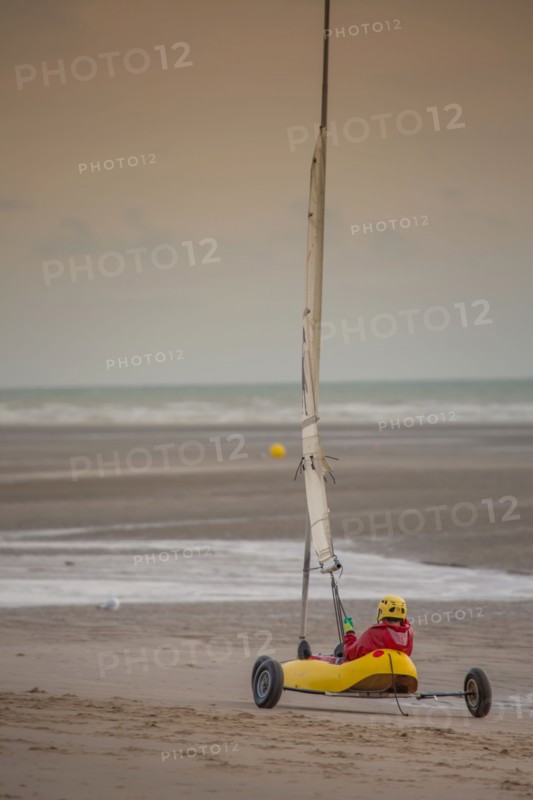 Le Touquet Paris Plage, char à voile sur la plage