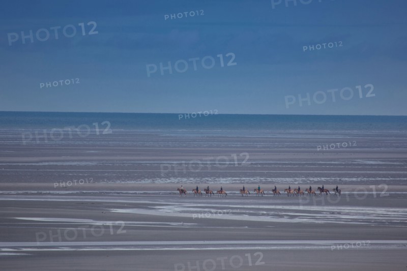 Le Touquet Paris Plage, riders on the beach
