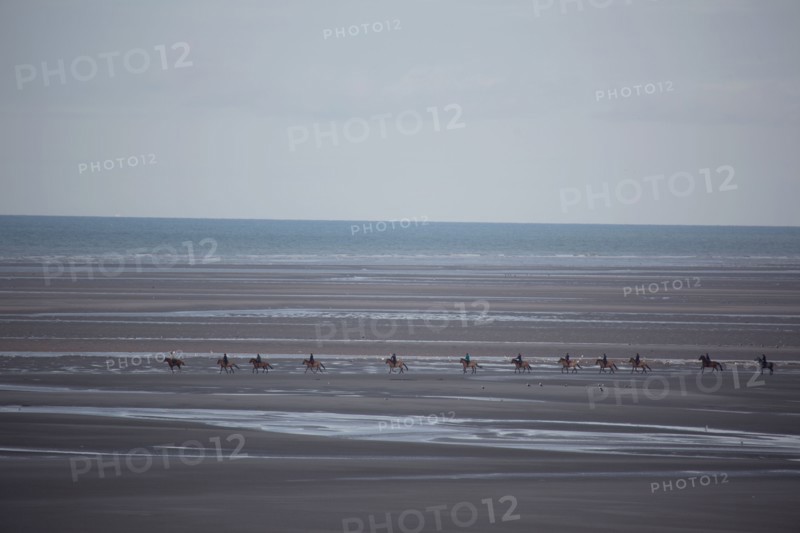 Le Touquet Paris Plage, riders on the beach