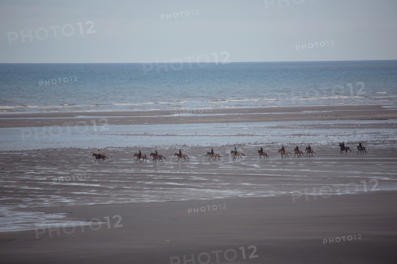 Le Touquet Paris Plage, riders on the beach