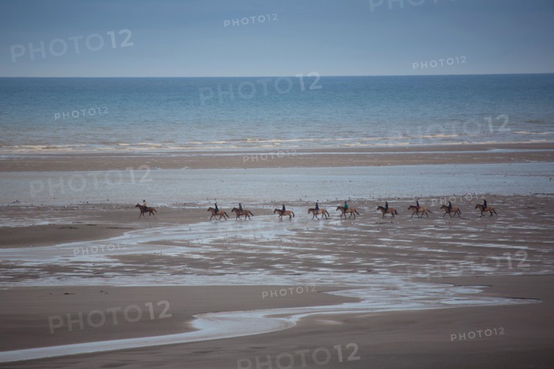 Le Touquet Paris Plage, riders on the beach