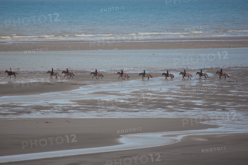 Le Touquet Paris Plage, riders on the beach