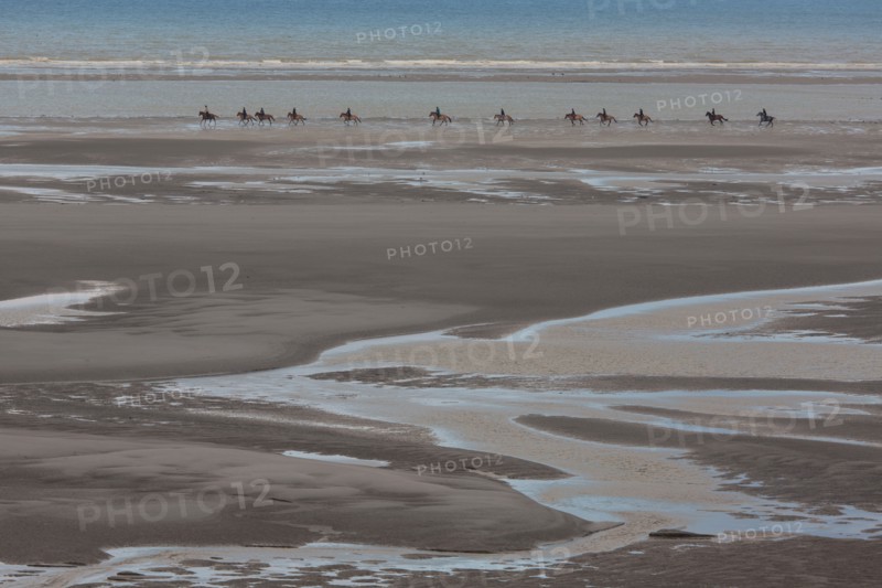 Le Touquet Paris Plage, cavaliers sur la plage