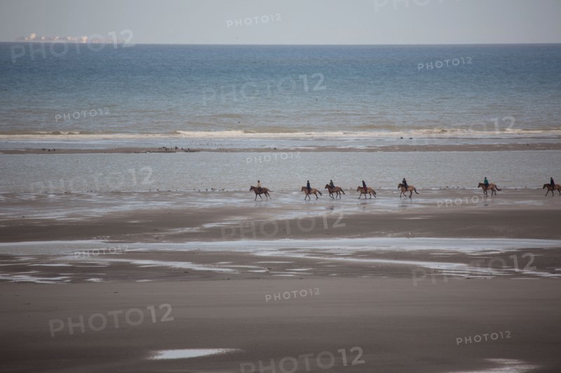 Le Touquet Paris Plage, riders on the beach