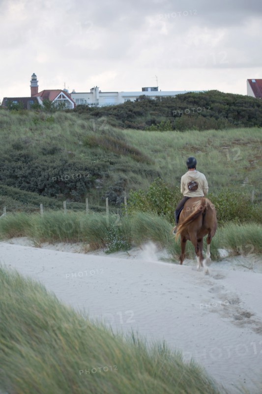 Le Touquet Paris Plage, riders on the beach