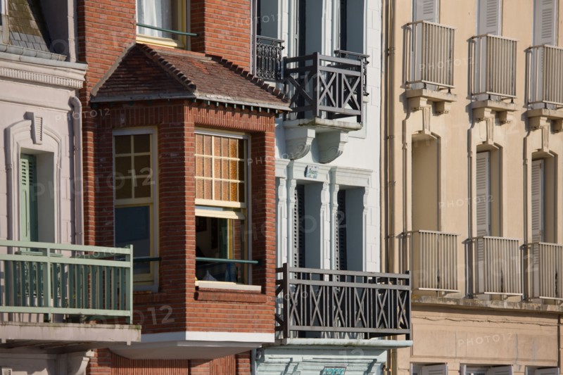 Mers les Bains, front de mer
