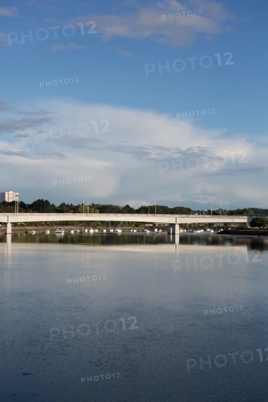 Lorient, Boulevard du Scorff, promenade piétons et vélos