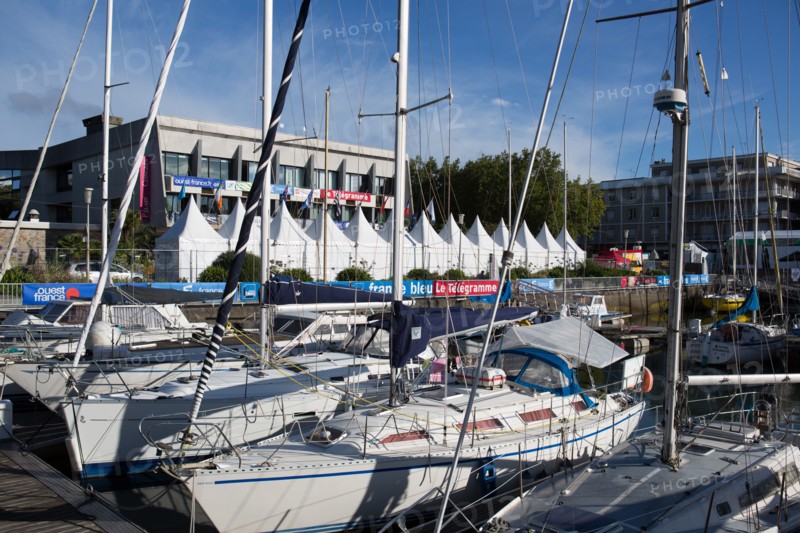 Lorient, marina during the Interceltic Festival