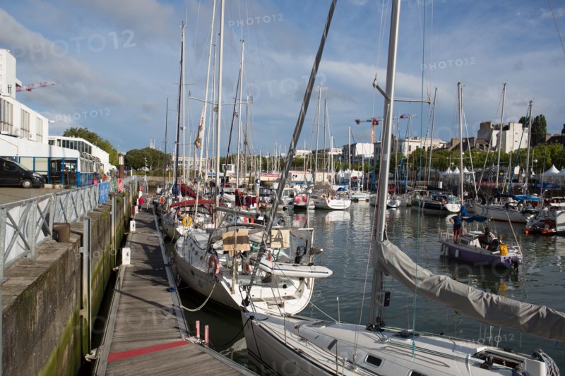 Lorient, marina during the Interceltic Festival