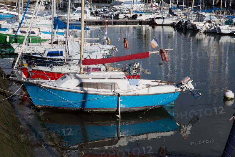 Lorient, port, docked boats