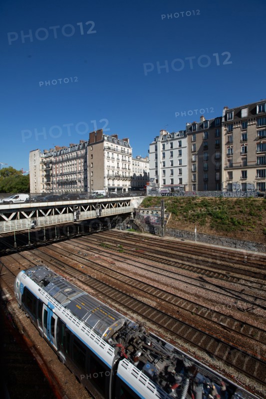 Paris, railways above the Gare Saint-Lazare