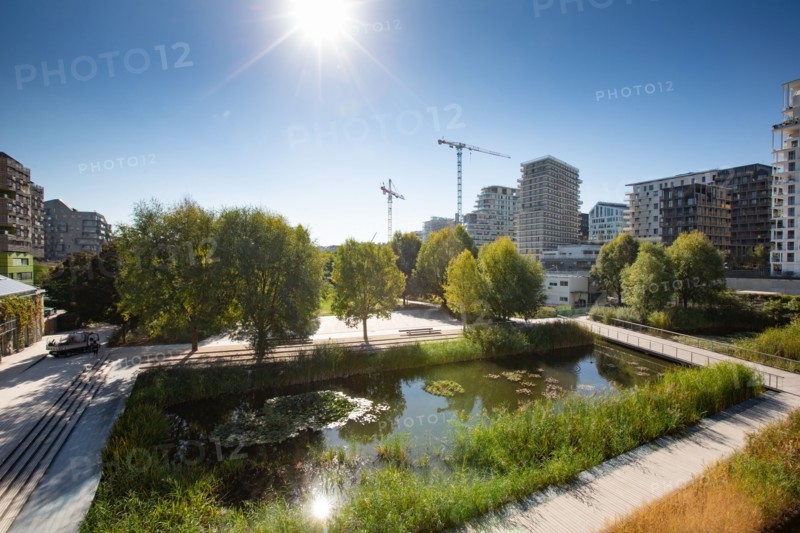 Paris, nouveau quartier des Batignolles