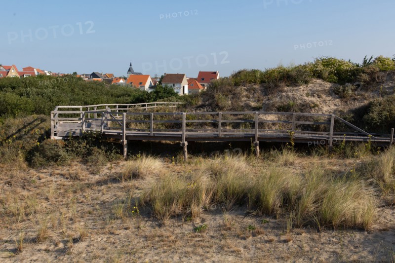 Merlimont Plage, sentier de découverte de la dune parabolique