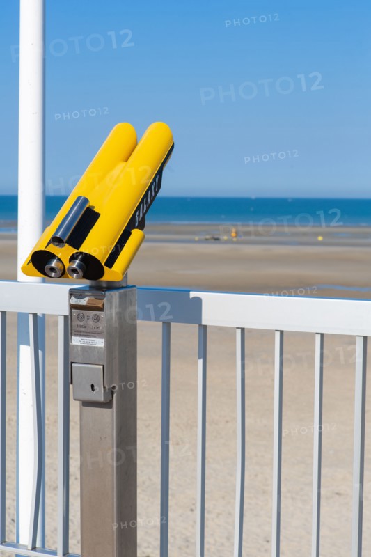 Merlimont Plage, longue vue sur la plage