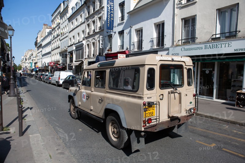 Paris, rue de la Gaité, opération Vigipirate