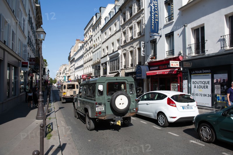 Paris, rue de la Gaité, opération Vigipirate