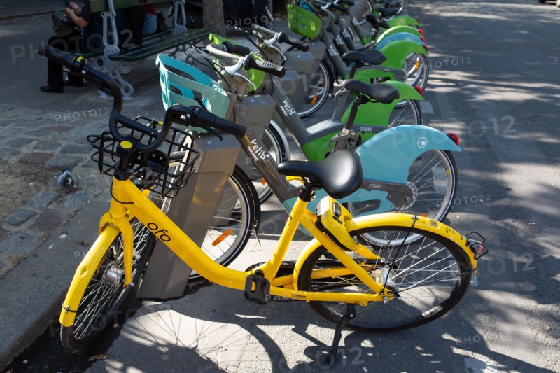 Paris, vélos en libre service