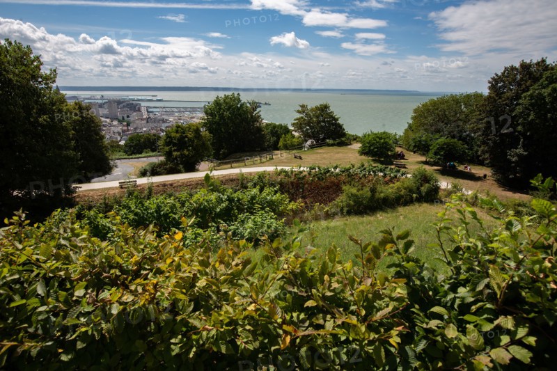 Le Havre, hanging gardens, Fort de Sainte Adresse