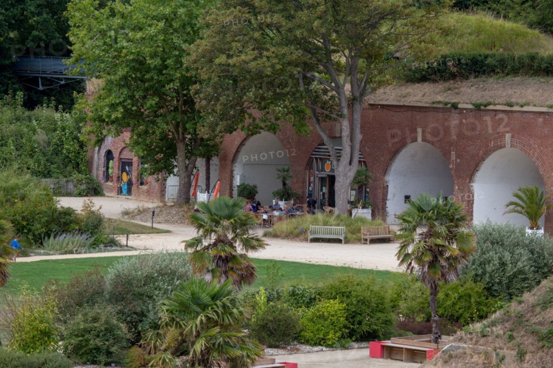 Le Havre, hanging gardens, Fort de Sainte Adresse