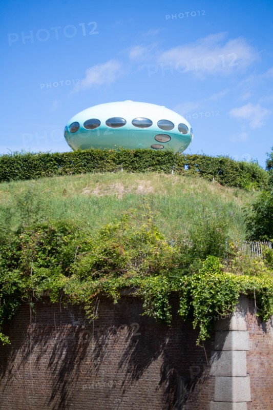 Le Havre, hanging gardens, Fort de Sainte Adresse, Futuro House designed by Matti Suuronen