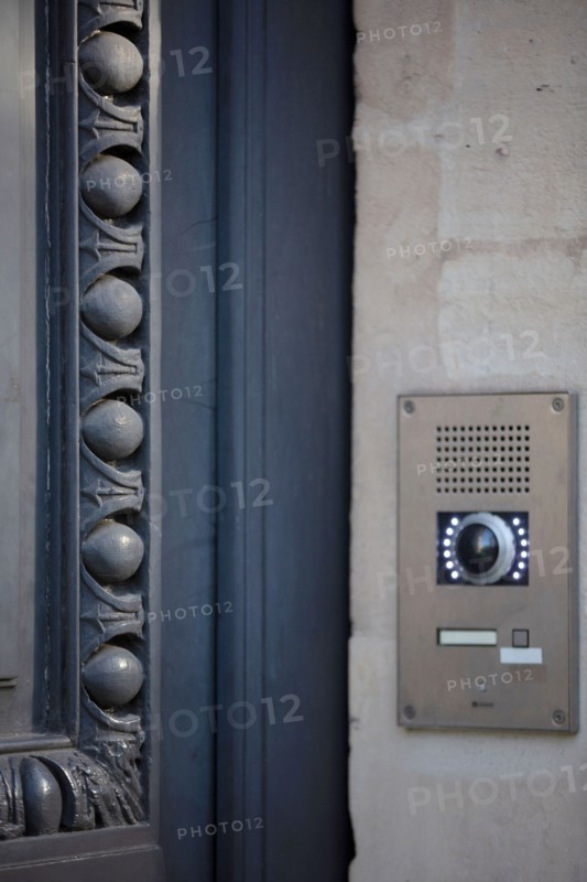 Paris, detail of a double door