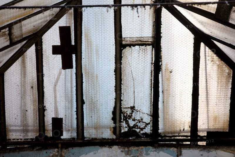 Paris, damaged glass roof