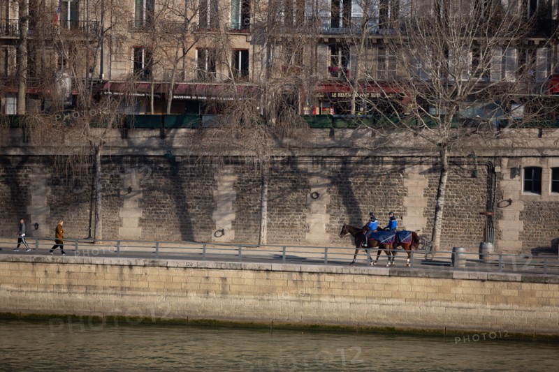 The Quai du Louvre in Paris