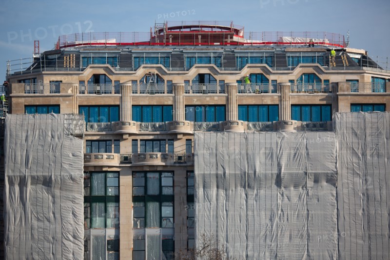 Paris, la Samaritaine en travaux