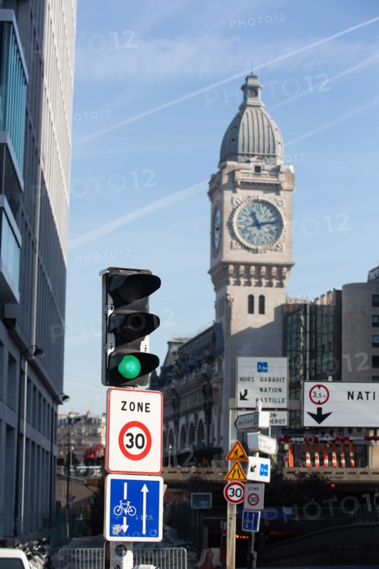 Paris, belfry of the Gare de Lyon