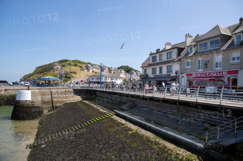 Port en Bessin Huppain, port et Tour Vauban