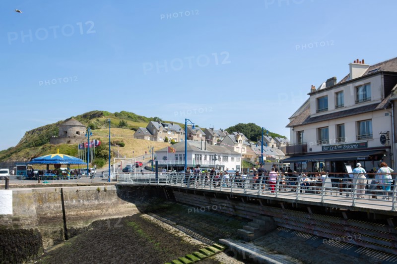 Port en Bessin Huppain, port and Tour Vauban