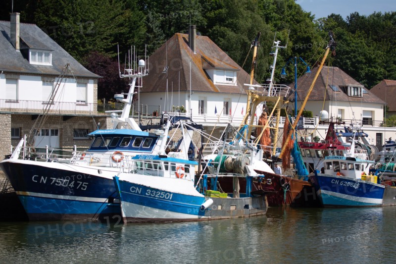 Port en Bessin Huppain, quai baron Gérard