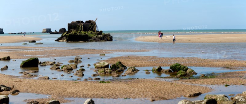 Côte de nacre, landing beaches