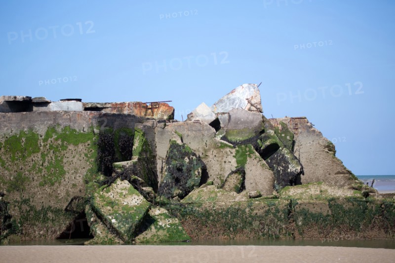 Côte de nacre, landing beaches