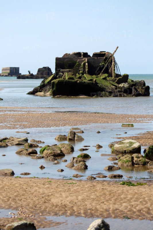 Côte de nacre, landing beaches