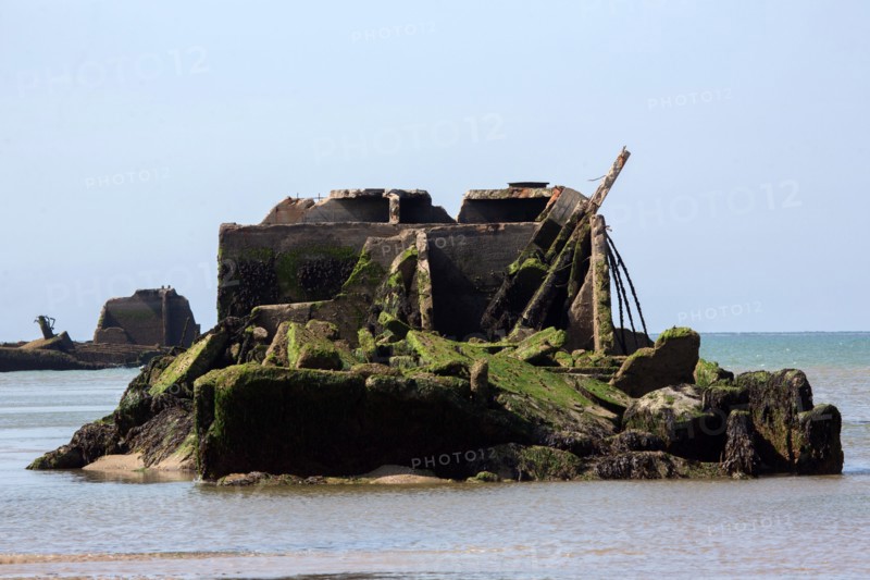 Côte de nacre, landing beaches