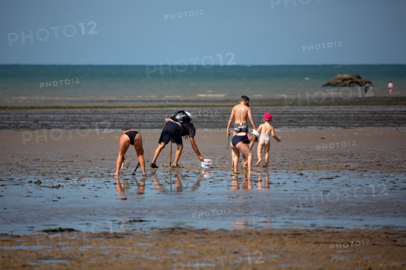 Côte de nacre, landing beaches