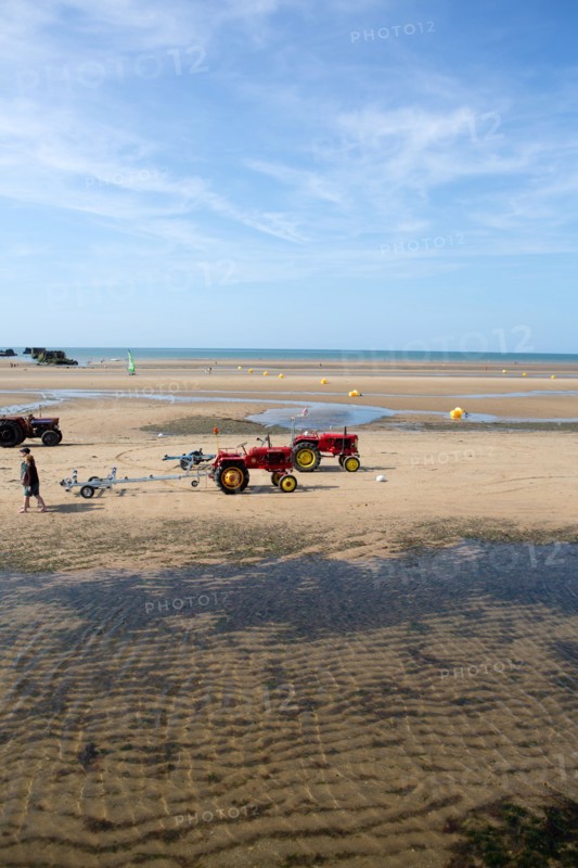 Côte de nacre, landing beaches